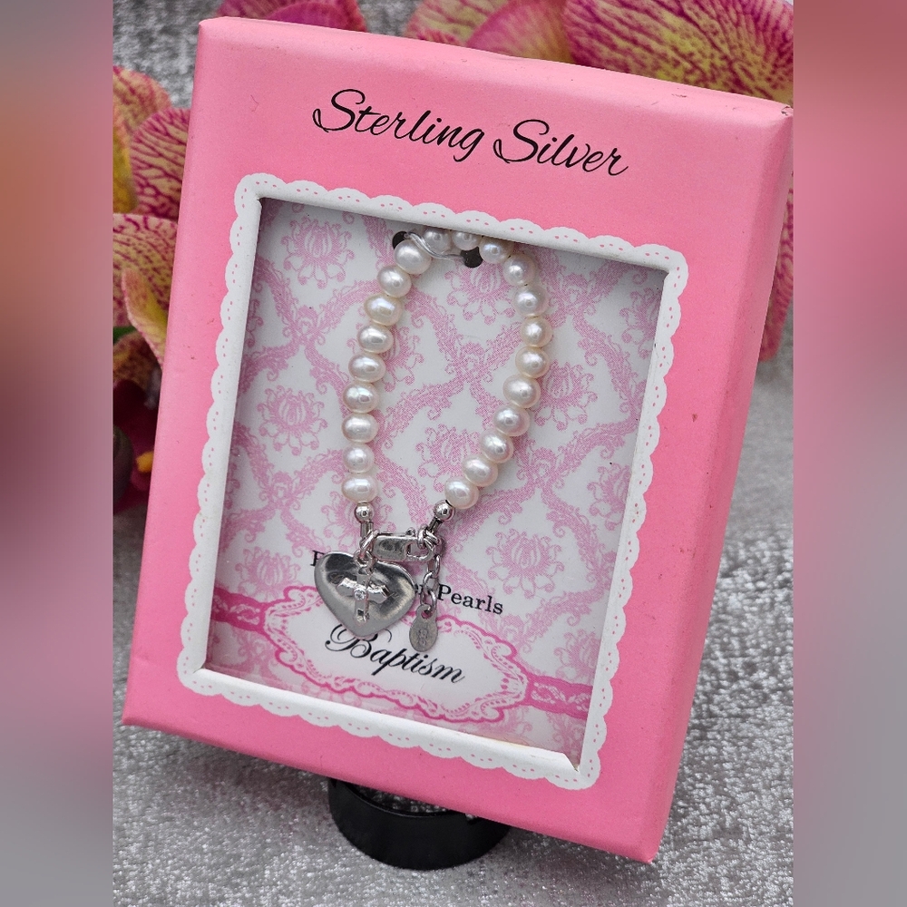 Things Remembered Freshwater Pearl Baptism Bracelet
